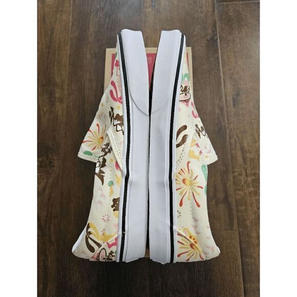 vans classic slip on get outdoors classic white women size 7/8.5 - Picture 6 of 8